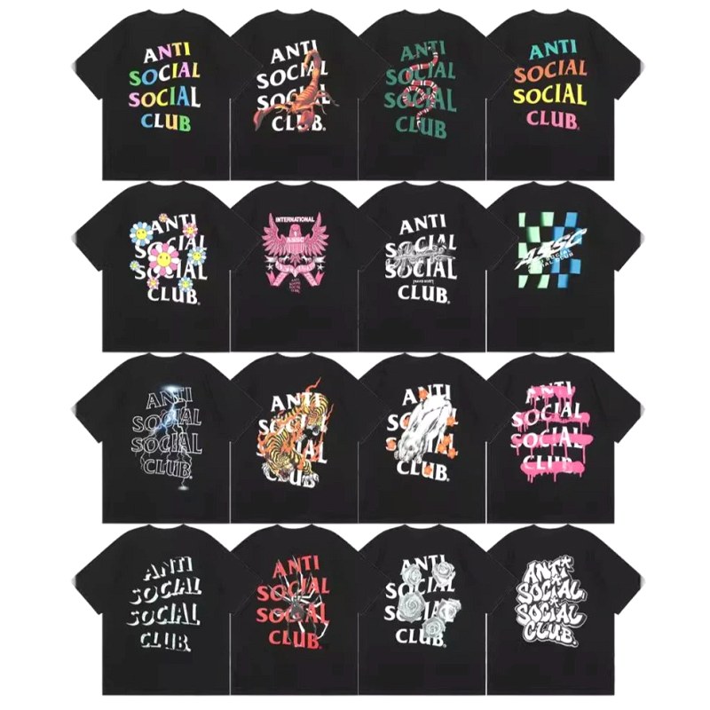 Anti Social Social Club Multicolor T-Shirt Collection Review: 230gsm Raglan Tees at $6.87