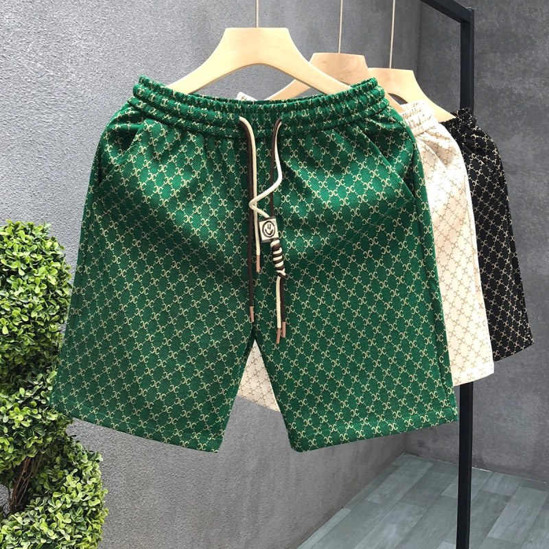 Celine All-Over Print Green Shorts: Tag, Batch-Stamp and Paperwork Notes on a $5.22 Pair