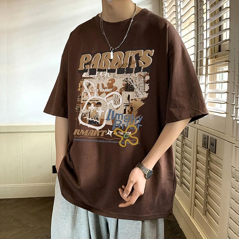 Foreign Trade Brown T-Shirt Review: A Cold-Wash Shrinkage Test on a $5.97 Loose Cotton Crew Neck
