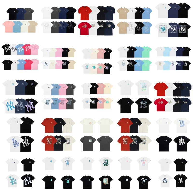 MLB Multi-Color T-Shirt Collection: 40+ Review — 100% Cotton Crewneck, Tested in S–XXXL
