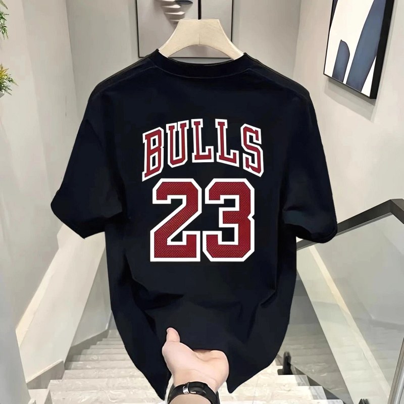 NBA Black T-Shirt Review: Loose Pure-Cotton Crew-Neck, Measured and Washed