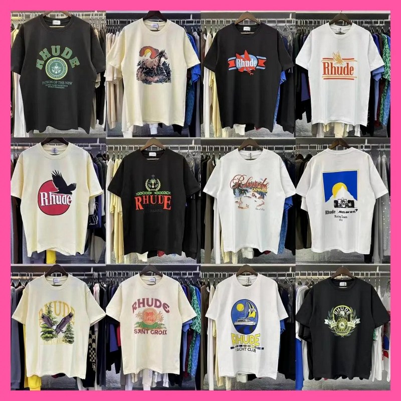 Rhude Streetwear T-Shirt Collection Review: 220g Long-Staple Cotton, Oversized Cut, Measured